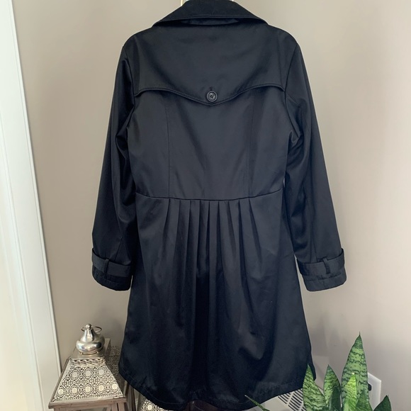 AXCESS by Liz Claiborne, Satin Trench Coat - medium - Picture 4 of 7